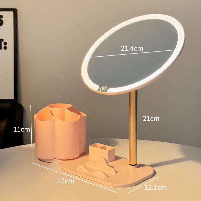 Beauty Station - Vanity LED + Organizador Giratorio