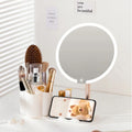 Beauty Station - Vanity LED + Organizador Giratorio