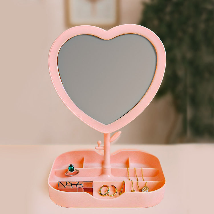 Espejo LED Corazon + Organizador